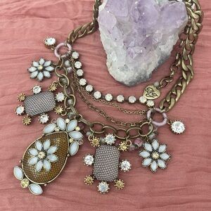 Gorgeous & Edgy Betsey Johnson Statement Necklace